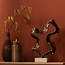 PTMD Ornament Maryan Brass aluminium op marmeren voet L