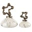 PTMD Ornament Maryan Parelvormig met aluminium deksel S
