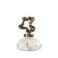 PTMD Ornament Maryan Parelvormig met aluminium deksel S
