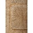 PTMD Wandornament Dishita Crème vierkant mdf S