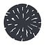 PTMD Wandornament Bonte Creme MDF Wavy rond L - Ø 120 cm