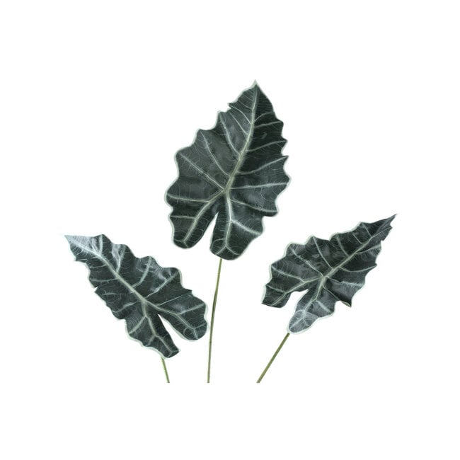 PTMD Kunsttak Groen Alocasia bladeren