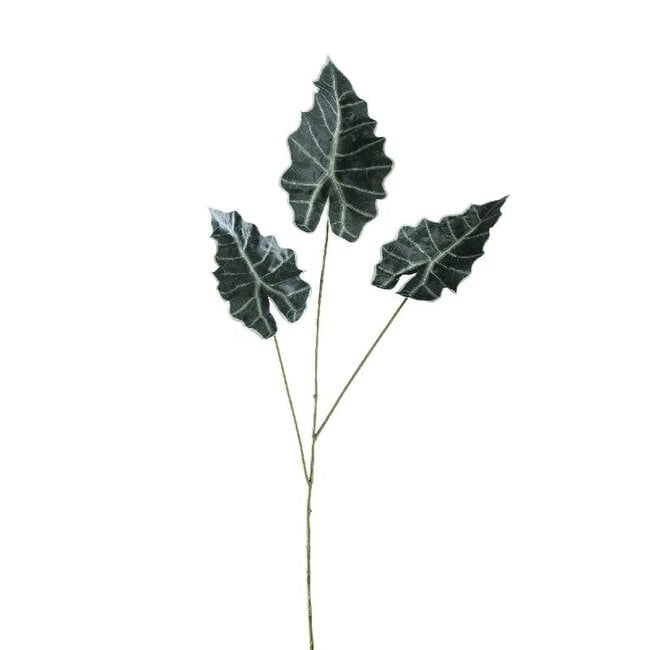 PTMD Kunsttak Groen Alocasia bladeren