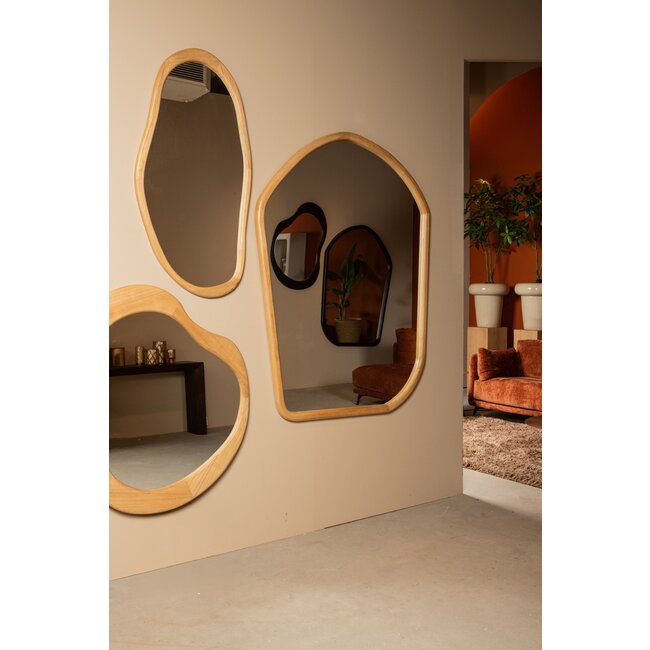 PTMD Spiegel Denholm Naturel hout groot