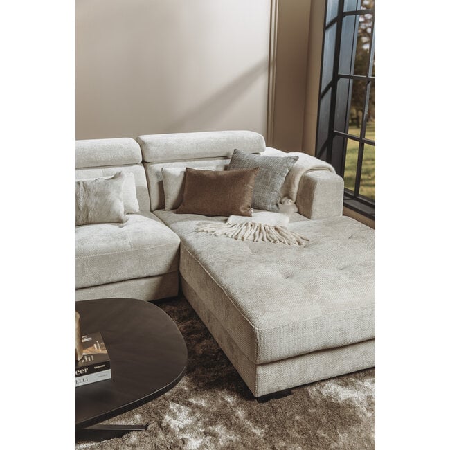 Tower Living Bank Brighton - 3 zits + Chaise Longue Rechts - Ivory 15