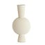 Light en Living Vaas deco  Ø21X60 cm KAVANSI mat creme