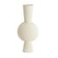 Light en Living Vaas deco  Ø18X54,5 cm KAVANSI mat creme