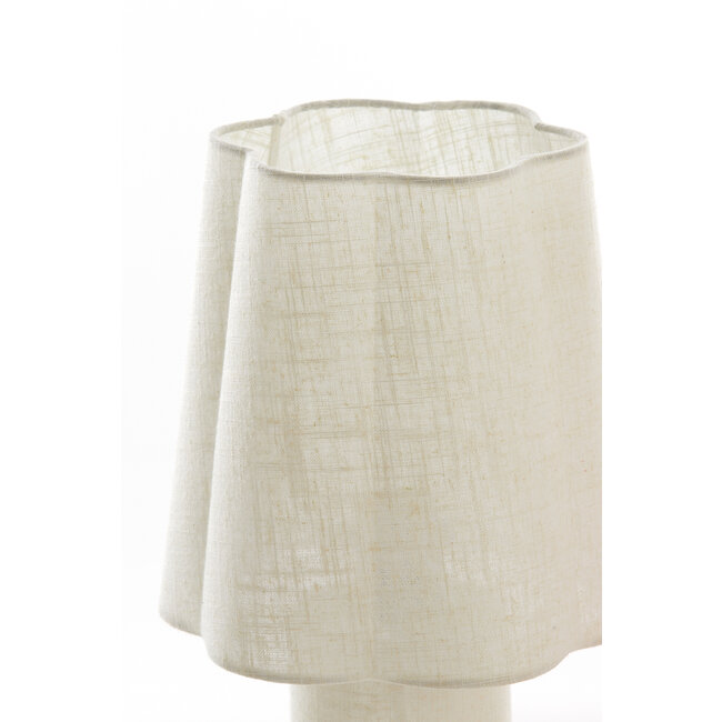 Light en Living Tafellamp Ø25X50 Cm Musaby linnen naturel