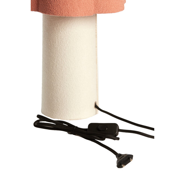 Light en Living Tafellamp Ø25X50 Cm Musaby wit+roze