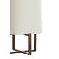 Light en Living Tafellamp 21,5X21,5X50,5 Cm WYN hout D Bruin+Boucl Creme