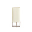 Light en Living Tafellamp 21,5X21,5X50,5 Cm WYN hout D Bruin+Boucl Creme