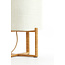 Light en Living Tafellamp 21,5X21,5X50,5 Cm WYN hout Natur+Linen Creme