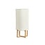 Light en Living Tafellamp 21,5X21,5X50,5 Cm WYN hout Natur+Linen Creme