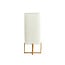 Light en Living Tafellamp 21,5X21,5X50,5 Cm WYN hout Natur+Linen Creme