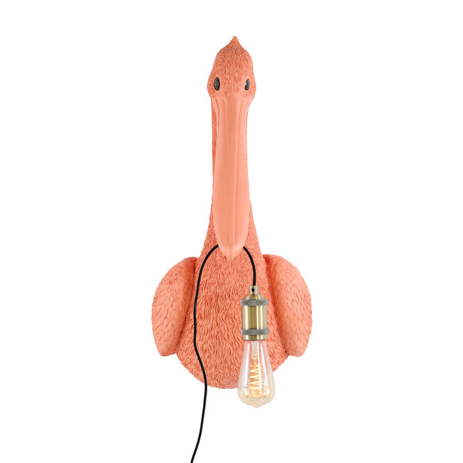 Light en Living Wandlamp 33x28x63 cm PELICAN coral
