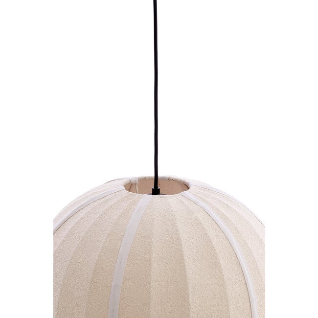 Light en Living Hanglamp Ø44x42 cm ZAGORI bouclé zand