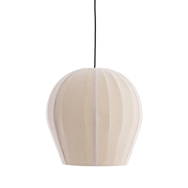 Light en Living Hanglamp Ø44x42 cm ZAGORI bouclé zand