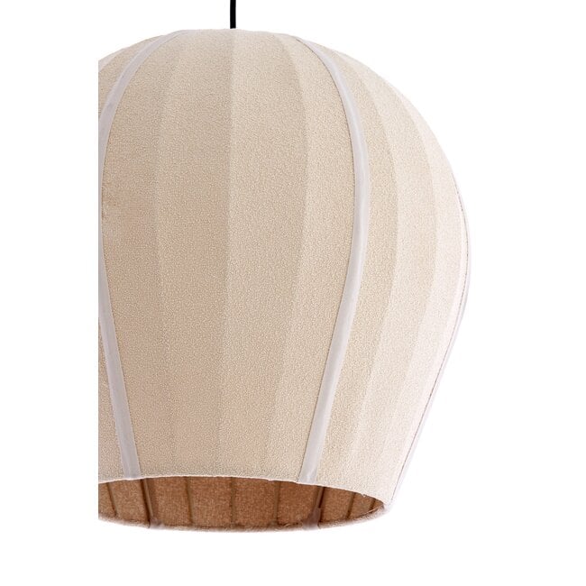 Light en Living Hanglamp Ø35X33 cm ZAGORI bouclé zand
