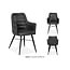 WoonMax Eettafel stoel Asher - Poot 3 - Chicago Antraciet - Showroommodel