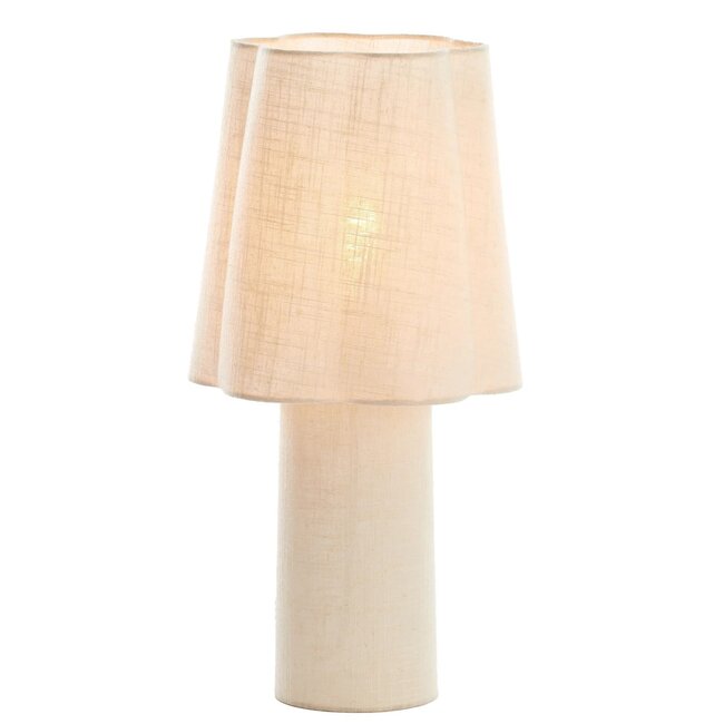 Light en Living Tafellamp Ø25X50 Cm Musaby linnen naturel