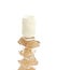 Light en Living Kandelaar Ø11,5X23 cm ESTINA creme+bruin