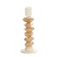 Light en Living Kandelaar Ø11,5X29,5 cm ESTINA creme+bruin