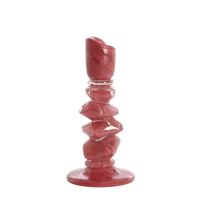 Light en Living Kandelaar Ø11,5X23 cm ESTINA rood