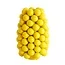 Light en Living Vaas deco Ø18X28 cm BOYANG keramiek mat geel