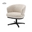 Tower Living Perca Lounge Armstoel - fabric TED 24 off white