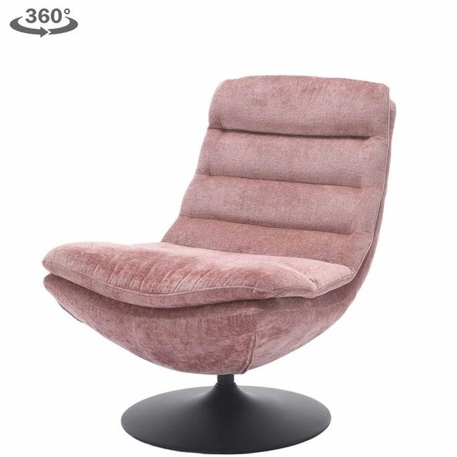 Tower Living Marano Fauteuil - Harmony 63 peachy pink (draaibaar)