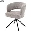 Tower Living Mura Armstoel - fabric Haga 09 silver (draaibaar)