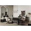 Tower Living Caldes Lounge Stoel - fabric TED 24 off white (draaibaar)