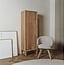 Tower Living Brescia Armstoel - fabric Puente 06 beige white (draaibaar)