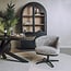 Tower Living Perca Lounge Armstoel - fabric TED 8 white-grey