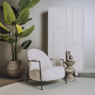Tower Living Amelia Fauteuil - fabric Haga 23 pearl