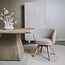 Tower Living Brescia Armstoel - fabric Puente 09 light grey (draaibaar)