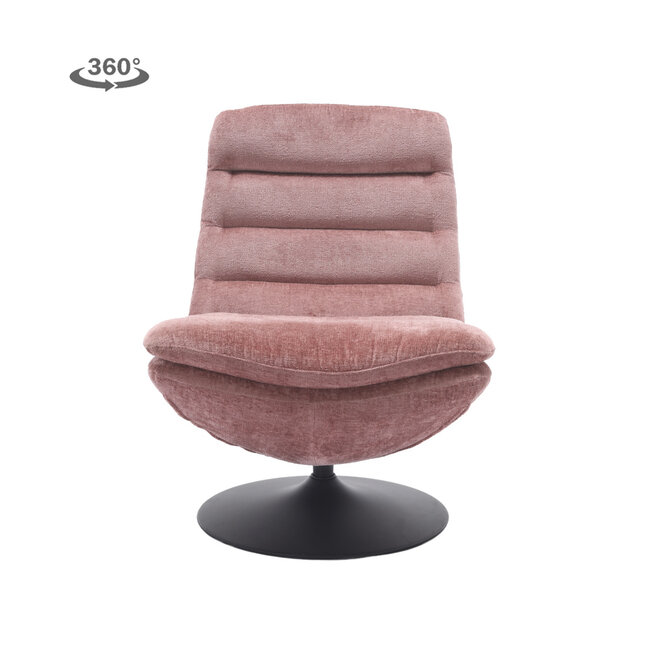 Tower Living Marano Fauteuil - Harmony 63 peachy pink (draaibaar)