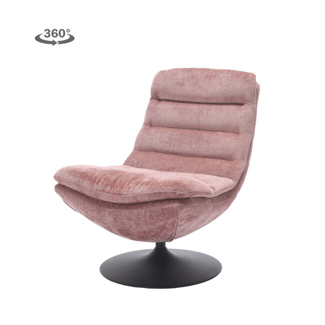 Tower Living Marano Fauteuil - Harmony 63 peachy pink (draaibaar)