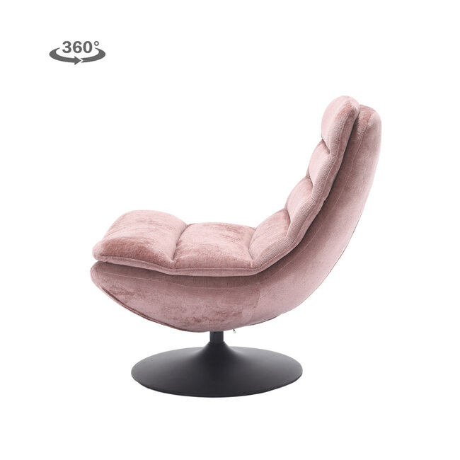 Tower Living Marano Fauteuil - Harmony 63 peachy pink (draaibaar)