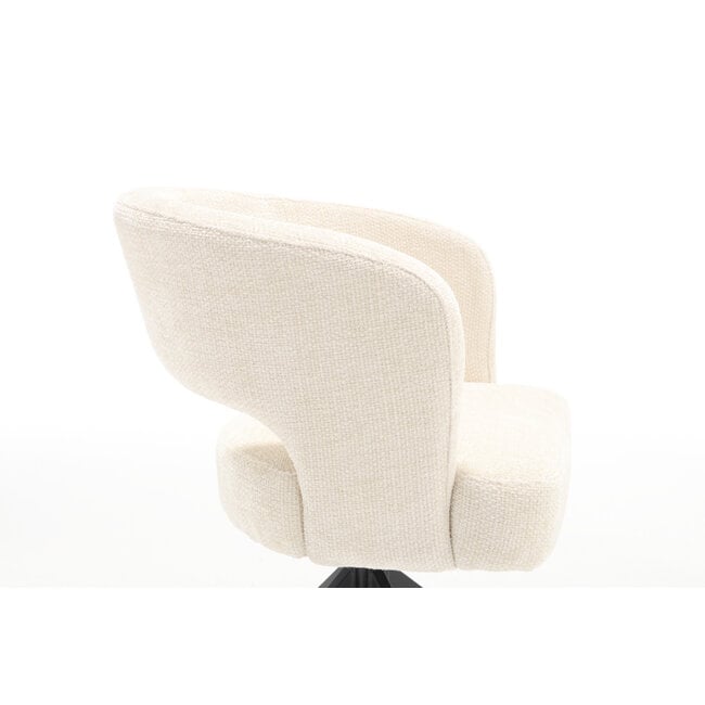 Tower Living Mura Armstoel - fabric Haga 23 pearl (draaibaar)