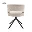 Tower Living Mura Armstoel - fabric Haga 30 beige (draaibaar)