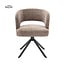 Tower Living Mura Armstoel - fabric Haga 39 cappuccino (draaibaar)