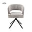 Tower Living Mura Armstoel - fabric Haga 09 silver (draaibaar)