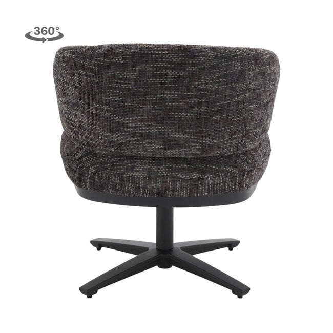 Tower Living Perca Lounge Armstoel - fabric TED 17 blue-grey
