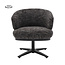 Tower Living Perca Lounge Armstoel - fabric TED 17 blue-grey