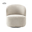 Tower Living Belvi Fauteuil - fabric AJ3019-08 Cream (draaibaar)