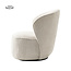 Tower Living Belvi Fauteuil - fabric AJ3019-08 Cream (draaibaar)