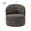 Tower Living Belvi Fauteuil - fabric AJ3019-20 Dark grey (draaibaar)
