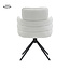 Tower Living Rumo Armstoel - fabric ATS118-2 ecru (draaibaar)