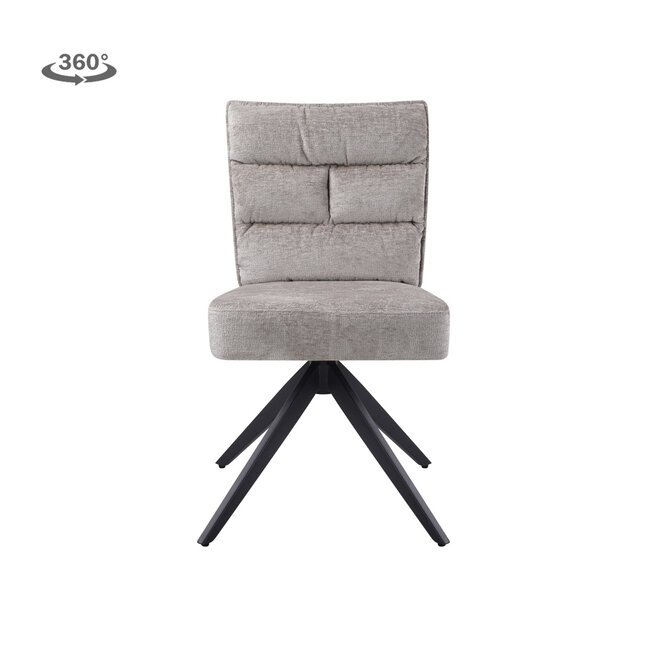 Tower Living Rosora Stoel - HZ6068-04 beige (draaibaar)